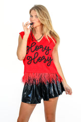 Dark Salmon Metallic Swing Shorts