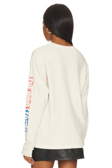 Dark Slate Gray The Who 1979 Oversized L/S Crew Graphic Tee
