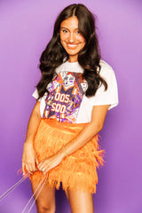 Orchid Feather Skirt Skirts