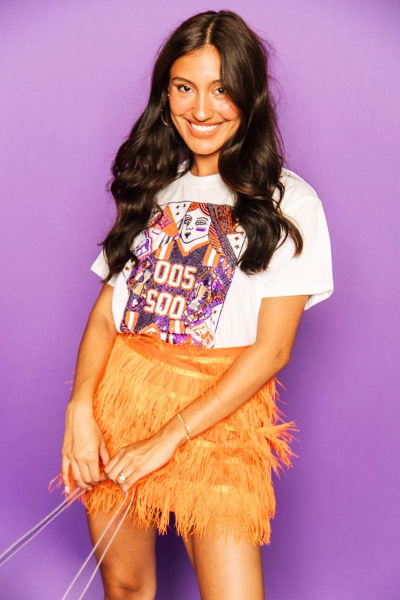 Orchid Feather Skirt Skirts