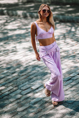 Light Slate Gray Natasha Pant Pants