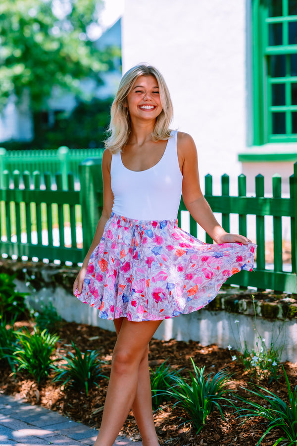 Light Gray Mila Skirt Skirt