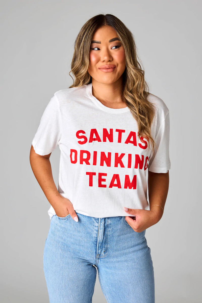 Gray Santas Drinking Team Tee