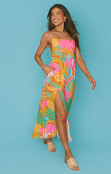 Medium Aquamarine Julia Maxi Dress Maxi Dress