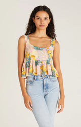 Light Gray Rio Crop Tank crop top
