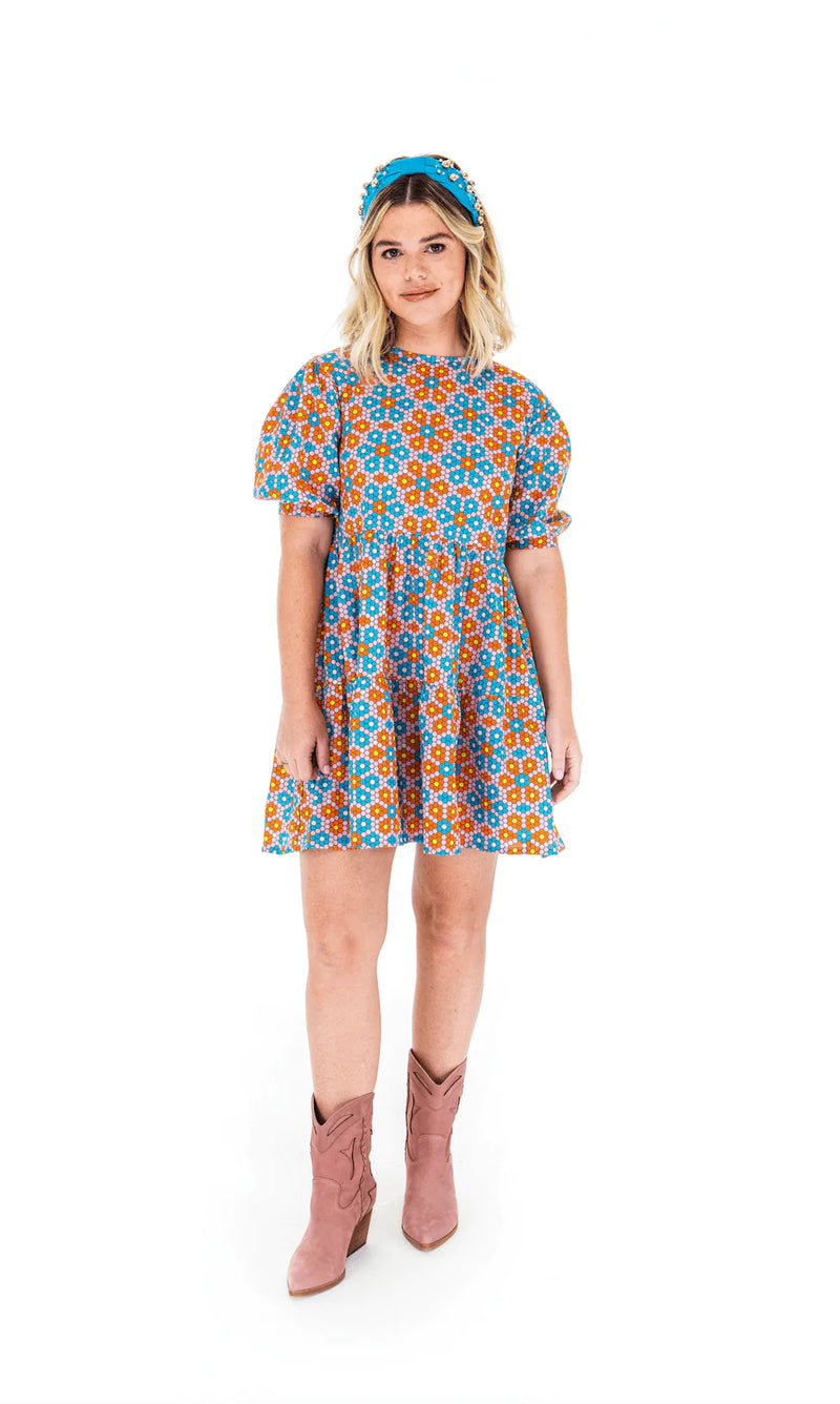 Tan Listellos Mini Dress Mini Dress