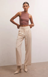 Light Gray Lucy Twill Pant Pant