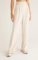 Antique White Lucy Twill Pant Pant