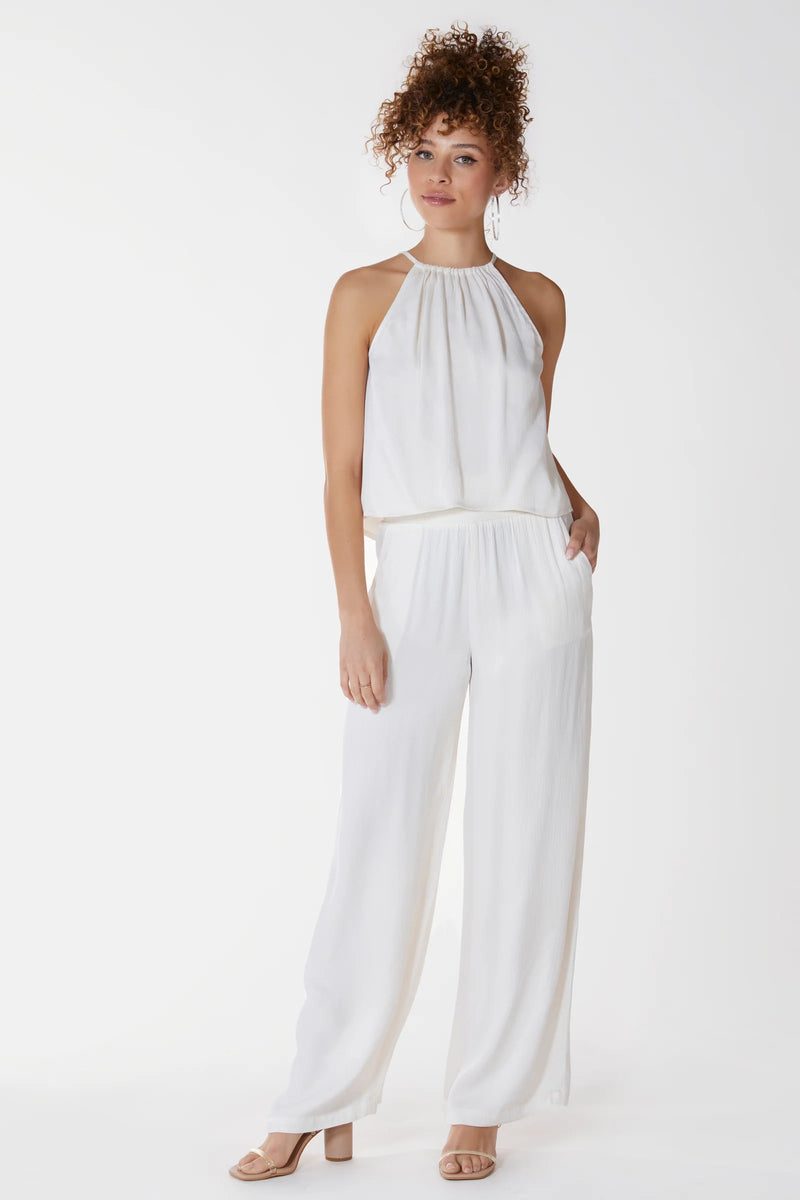 Lavender Mixed Wide Leg Pant Pant
