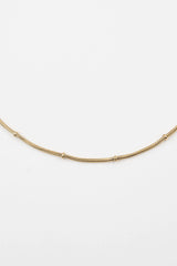 White Smoke Rope Satellite Chain Choker Necklace