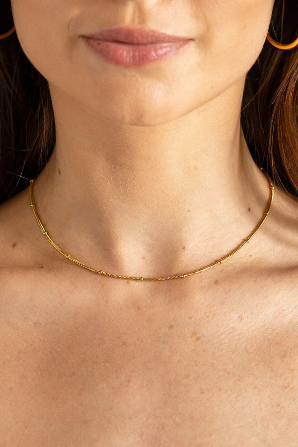 Dark Salmon New Adore Choker Necklace