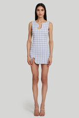 Light Gray Lennox Puzzle Dress Mini Dress