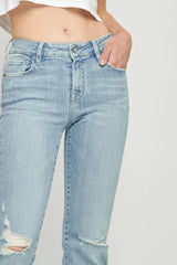 Gray Ryan Low Rise Bootcut Jeans
