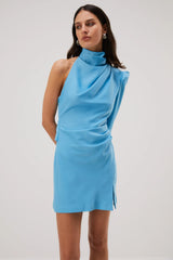 Light Gray Romeo Satin Mini Dress Mini Dress