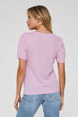 Light Gray Scarlette Puff Sleeve Top Shirts & Tops