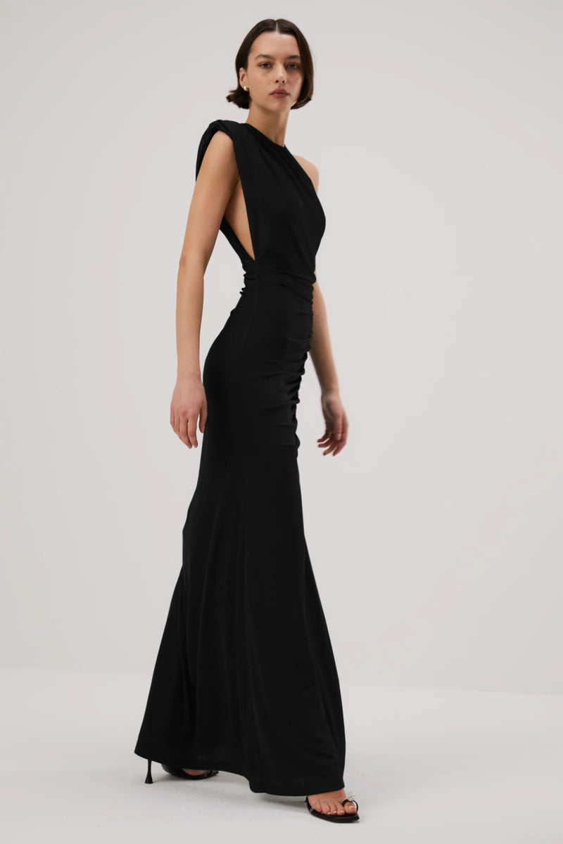 Light Gray Chantria Slinky Gown Formal Dress