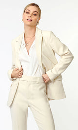 Beige Stella Tailored Blazer Blazer