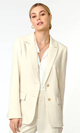 Beige Stella Tailored Blazer Blazer