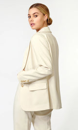 Beige Stella Tailored Blazer Blazer