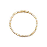 Light Gray Tennis Bracelet Links Bracelet