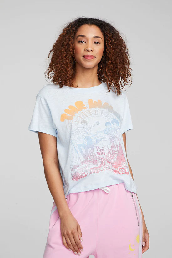 Light Gray The Who Retro Band Tee Tee