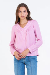 Misty Rose Tiana Top Shirts & Tops