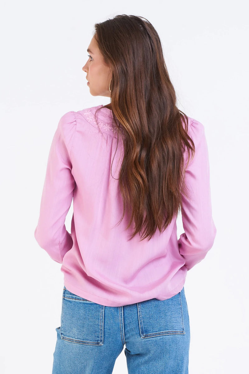 Dark Slate Gray Tiana Top Shirts & Tops