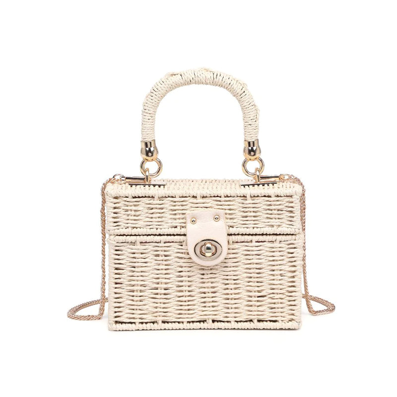 Antique White Whimsy Crossbody Bag