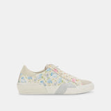 White Smoke Blue Floral Zina Sneaker Sneaker